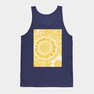 Canary Yellow Anemone Flowers Tank Top